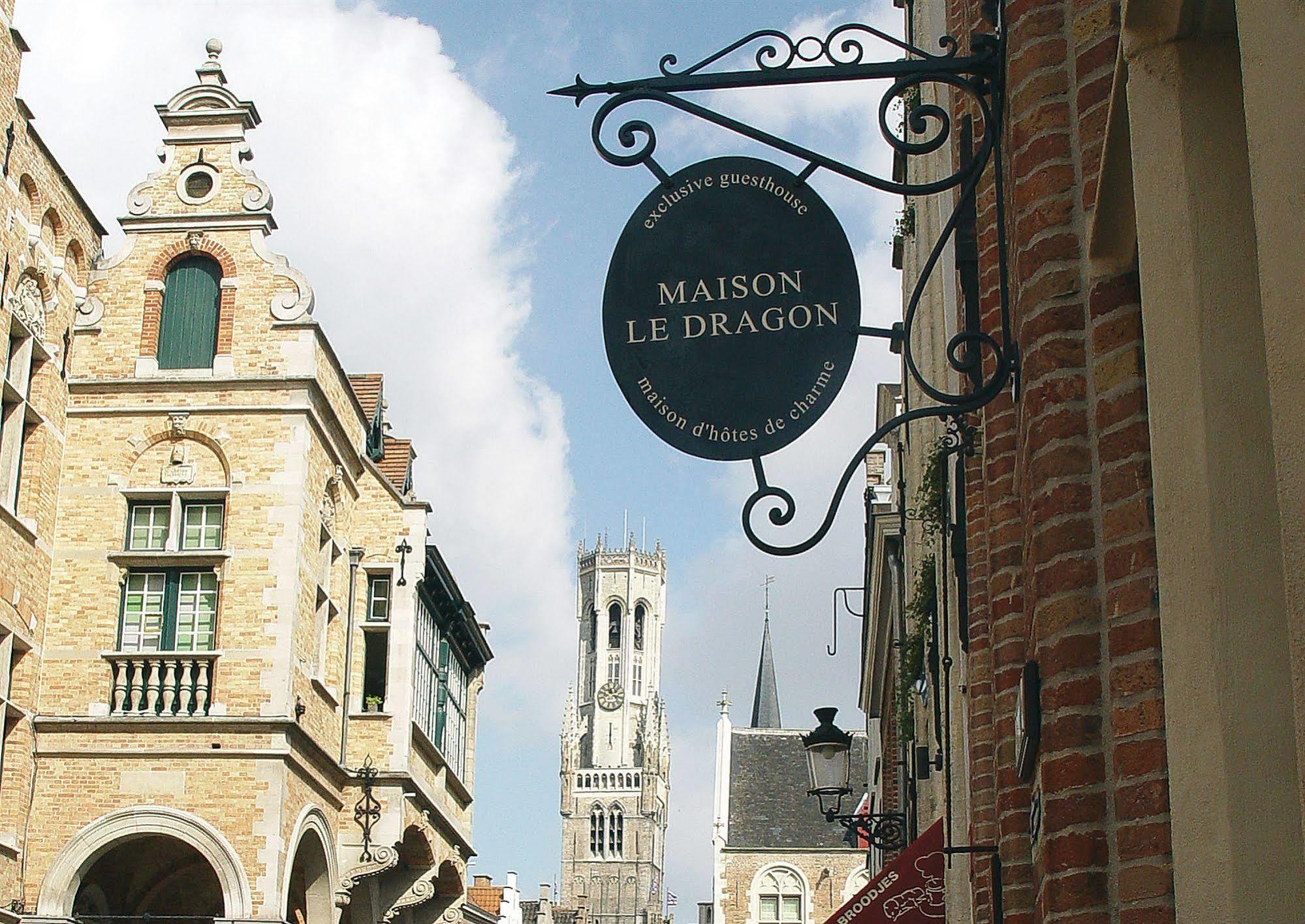 B&B Maison Le Dragon Bruges Exterior foto